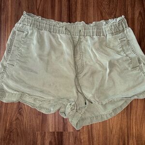 Women's Casual light army green Shorts